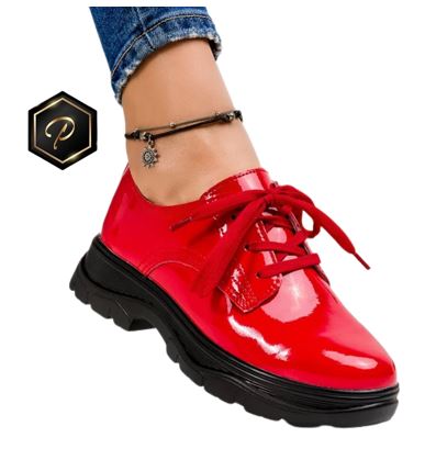 Pantofi Casual Dama Piele Naturala Lacuita