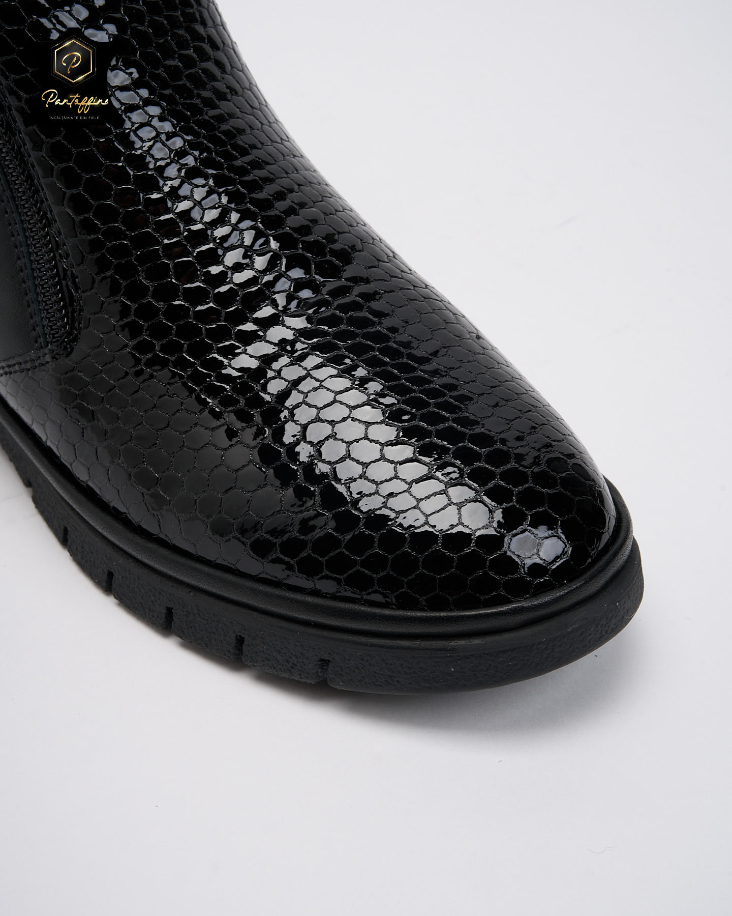 Ghete Dama Croco Negru